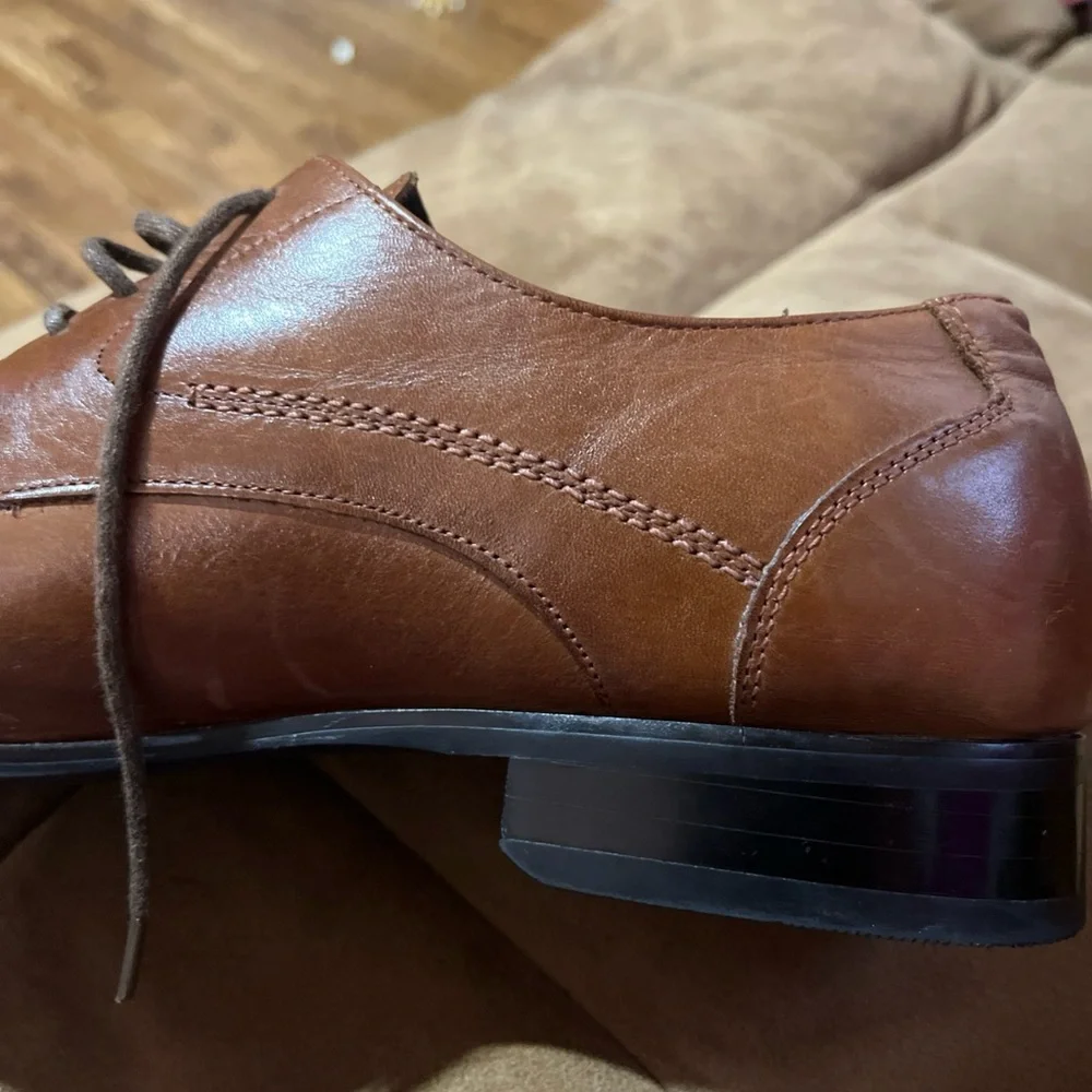 STACY ADAMS Men's Brown Dress Shoes. Size 10M